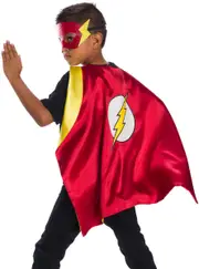 The Flash Boys Superhero Costume Cape and Mask Set