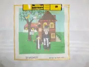 Brunswick Jewish Village Hand Painted Needlepoint Canvas Tapestry