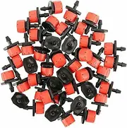 100Pcs Garden Drip Irrigation Sprinklers Micro Water Emitter Dripper Drip Head