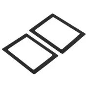 2 Pcs Magnetic Picture Frame PVC Magnets Holds Photo Black 6x8 Inch