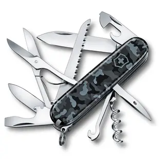 VICTORINOX 瑞士維氏 狩獵者15用瑞士刀-海軍迷彩