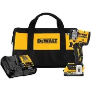 Dewalt 20V Max 3/8 inches Compact Impact Wrench With Hog Ring Anvil & Powerstack