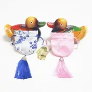 Korean Traditional Folk Doll Mandarin Duck + Bokjori, Yeopjeon SET Figure Gift