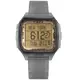 TIMEX 天美時 / 復古方型 防水 電子 橡膠手錶 半透明灰 / TXTW2U56400 / 48mm