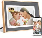 Digital Picture Frame,10.1 inch WiFi Digital Photo Frame,32GB Storage, Touchscreen Photo Frame,Electronic Picture Frame,Auto-Rotate/Share Photos/Videos Anywhere (10.1 Inch Grey -32GB)