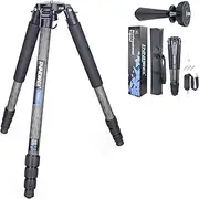 Carbon Fiber Tripod-INNOREL NT324C (Upgraded RT80C) Professional Bird Watching Heavy Duty Camera Stand Compact Tripod for DSLR Camera 20kg max Load with 75mm Bowl Adapter and Tripod Bag
