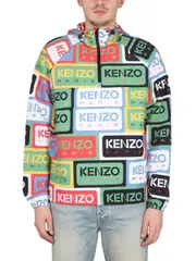 [Kenzo] Kenzo-"Kenzo Labels" Windbreaker Jacket-Uomo M