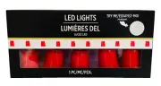 NEW 10 ct Small Red Party Cups LED String Lights 5.90 FT Battery Operated
