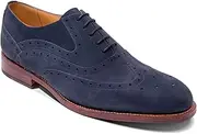 [BARKER] Liffey Men's Handmade Leather Brogue Oxford Dress Shoes - Timeless Elegance & Superior Craftsmanship for Formal & Business Wear