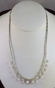 Handcrafted Natural Faceted Rose Quartz & Peridot Necklace & Earrings by HLS