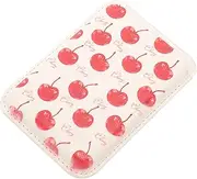 FUTUREORYY Magnetic Card Sleeve Wallet with Cherry Design for Secure Phone Wallet Holder for Credit and Id Cards for Organizing Essentials