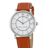 在飛比找蝦皮購物優惠-Marc Jacobs Roxy 白色錶盤棕色皮革錶帶女士手