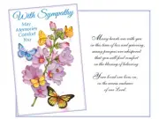 Memories That You Carry ~ Sympathy Card ~ Single Greeting Card w/ Envelope