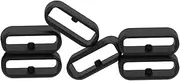Band keepers intended for Garmin Fenix 7S/Instinct 2S Watch Bands, Silicone Fastener Rings Security Loop/Holder/Retainer (Black-6pcs)