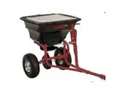 Fertiliser Spreader By Pulling Rubberized for Mower Capacity 34 KG