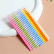 100Pcs Dental Micro Brush Disposable Materials Tooth Applicators Eyelash Makeup