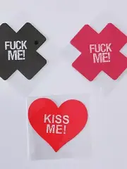 Women Sexy Night Luminous Breast Nipple Covers Stickers Tape Burlesque Pasties