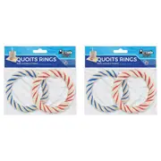 4pc Formula Sports Rope Quoits Rings Outdoor Fun Game Accessory Replacement