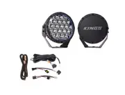 Kings 7" Lethal driving lights 12,596 lumens + Plug N Play Wiring Harness Kit