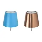 LED Table Lamp Rechargeable 2000mAh RGB & 3 Color Wireless Bottle Lamp (Blue)