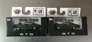 M2 MACHINES 1969 PONTIAC GTO GM MARK OF EXCELLENCE ( LOT OF 2 ) R69 GREEN