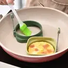Reversible Silicone Egg Ring Egg Frying Mold Omelette Mould Pancake Shaper