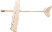 Didiseaon DIY Wooden Airplane Kit Unfinished Glider Model for Craft Projects Educational Flying for Safe Wood Construction for Home Activities and Birthday