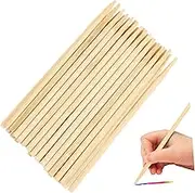 30pcs Scratch Painting Wood Stylus Tools Multi Purpose Scratching Drawing Sticks for Art Projects Safe Smooth and Easy to Use