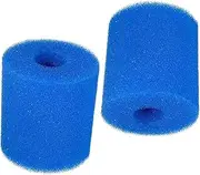 Swimming Pool Filter Sponge Set of 2 Indoor Pool Strainer Sponge Washable Reusable for Hair Sediment Removal
