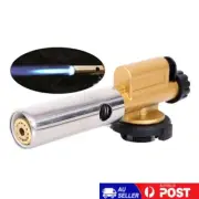 Au Butane Gas Torch Blow Camping Iron Welding Soldering Fire BBQ Frame Gun