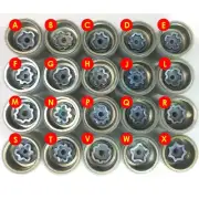 20pcs Wheel Anti-Theft Screw Nut Removal Key Socket Set u For AUDI A5/A3/A4L/A6L