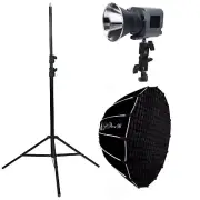 Amaran 60d S 60W LED Video Light Daylight Continuous Light +Light Dome SE +Stand