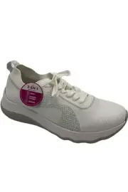 Clarks Cloudsteppers Lace-Up Sneaker Circuit Tie White Knit