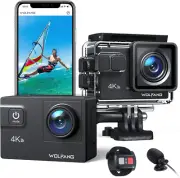 Sport Camera 4K Action Cam 60FPS 24MP 40M Underwater Cam Waterproof EIS Stabiliz