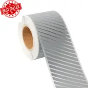 Iron-On Silver Reflective Tape 2"x10Yd High Visibility Heat Transfer for Clothin