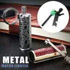 Fire Starter Lighter Waterproof Flint Match Metal Keychain Camping Survival BDA