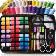 106Pcs Sewing Kit for Adults, Multicolor Thread, Needles, Scissors