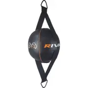 Rival Boxing 8" RDBL4 Double End Bag with Pump - Black/Orange 8"