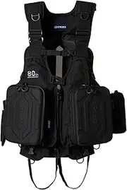 [Bijin] Fishing Vest RBB High Float Game Vest 80th Black