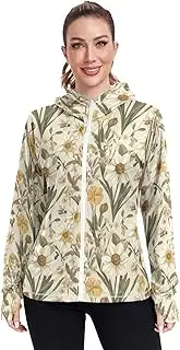 [Caihoyu] Plain Hoodie Long Sleeve Swim Shirts UPF 50+ Protection Gym People Sweatshirt for Hiking Outdoor, Multicolor01, Medium