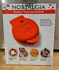 Mini Waffle Maker 5 Inch Non Stick Easy Clean By Nostalgia - Apartment friendly