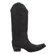 Corral Boots Ld Embroidered Snip Toe Cowboy Womens Black Casual Boots L6012