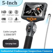 TESLONG TD500 Industrial Waterproof Borescope Inspection Camera with 5" Monitor