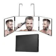 Tri-fold Hanging Makeup Mirror 3 Way Self Haircut Beauty Set hair Cutting Barber