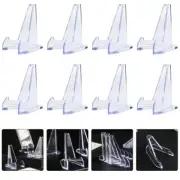 10pcs Convenient Clear Acrylic Easel Display Stand Picture Stand Display