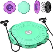 Massage Waist Twisting Board with Pull Rope, Waist Twister for Women Belly Fat, Non Slip Surface Material Includes Arm Exercise Ropes, for and Balance Training