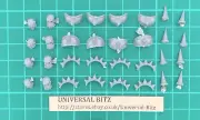 Orc Warriors Spikes Pads Skulls Lot H Warhammer Orcs Orruks RARE OOP E4 B