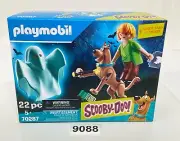 Playmobil Scooby-Doo 70287 Scooby & Shaggy with Glow in the Dark Ghost Figures