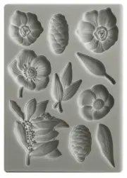 Stamperia Silicone Mould A6-Pinecones KACM17