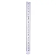 10 Pcs Metal Ruler Office Steel with Scale Straight Rulers Stainless